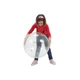 Jinglin' Ball terápiás csörgő labda Ø 55 cm, átlátszó