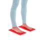 Aku Mat Comfort akupresszúrás szőnyeg piros, 2 db-os készlet