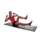 Pure2Improve tornaszőnyeg 182 cm x 61 cm x 0,4 cm - fekete