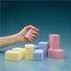 Rolyan Temper Foam R-Lite Foam Blocks 12 darabos, 4 különböző erősségű kézerősítő, habtégla