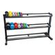 Sveltus Rack Pro, súlyzó tartó állvány, 160 cm x 52 cm x 93 cm, max. terhelés 350 kg