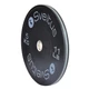 Sveltus olimpiai gumírozott, fém súlytárcsa súlyemeléshez, 5 kg