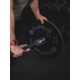 Sveltus olimpiai gumírozott, fém súlytárcsa súlyemeléshez, 5 kg