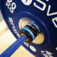 Sveltus férfi olimpiai súlyemelő rúd, 220 cm, kék