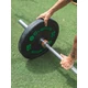 Sveltus bumper olimpiai gumírozott, fém crossfit súlytárcsa, 10 kg