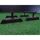 Sveltus Parallel fitness bars, állvány, 16,5 cm magas, fekete színben