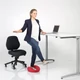 Togu Dynair tüskés felszínű (senso) dinamikus ülőpárna, átm. 36 cm, fekete + Ajándék mozgásprogram