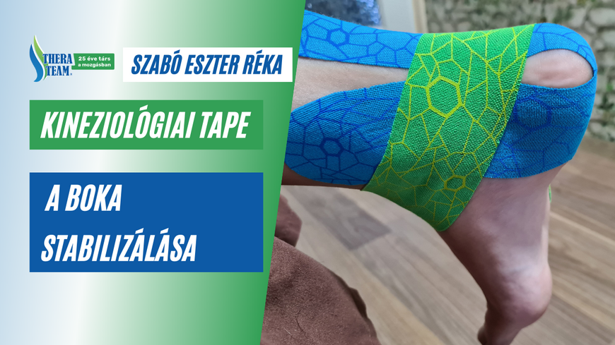 A boka stabilizálása kineziológiai tape használatával - videóval